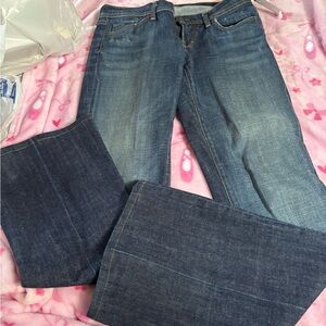 Citizens Of Humanity Low Waist Flare Wide Leg Jeans Size 29